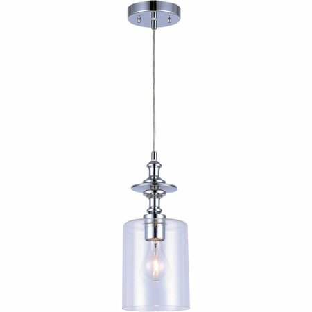 CANARM GS 5 in. Crm Crd Pendant Light IPL276B01CH-B